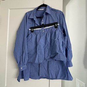 ZARA shirt and shorts matching set